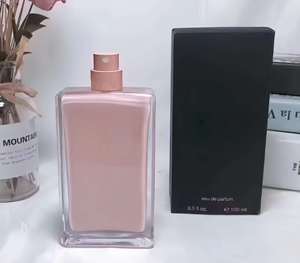 Perfume para Mujer en Botella de Vidrio Cuadrada Rosa, 100 ml, Aroma Floral y Almizclado de Larga Duración, Envío desde Almacén en EE. UU. (2-5 Días) - Product Image 1