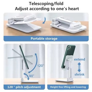 Custom Logo Cheap Desktop Folding Mobile Phone Holder Cell Phone <strong>Tablet</strong> <strong>Stand</strong> Portable Angle Adjustable Phone <strong>Stand</strong> - Product Image 3