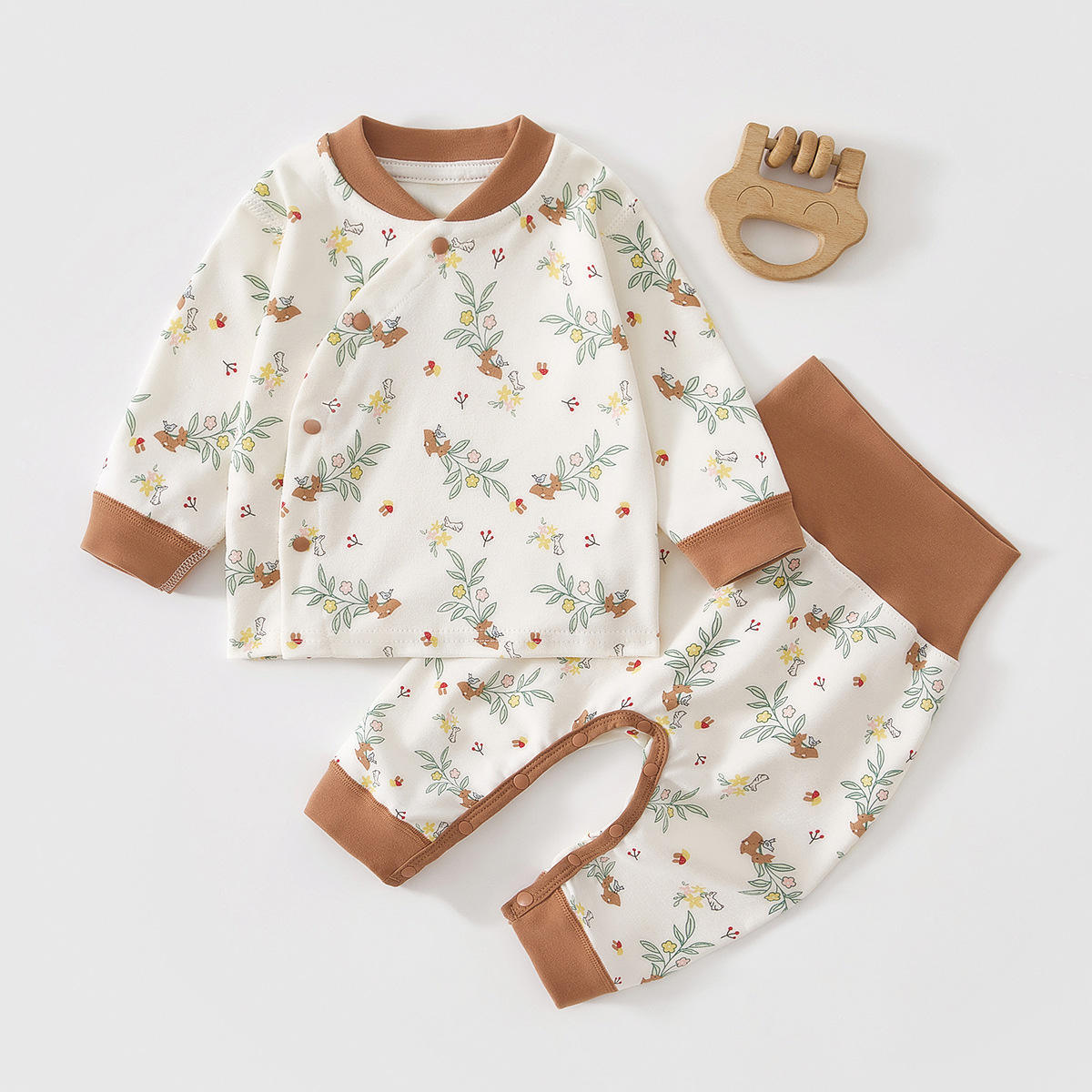 Conjunto de primavera y otoño ciervo curry