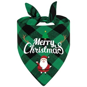 Christmas pet supplies for <b>small</b>, medium and large dogs, cats, and <b>teddy</b> <b>bears</b>: triangular bibs and drool bibs. - Product Image 3
