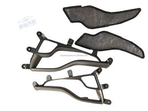 Calandre de feu arrière en fibre de carbone véritable pour kit carrosserie Ferrari 458 jupes latérales de bord de pare-chocs avant diffuseur arrière - Product Image 2