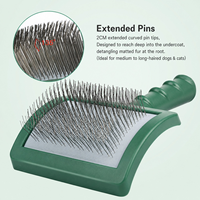 Brosse démêlante professionnelle Histo Tree à picots longs de haute qualité en acier inoxydable de qualité industrielle pour démêlage en profondeur en salon