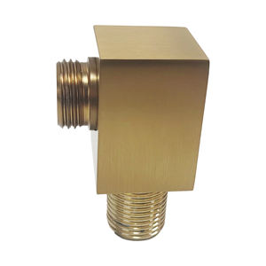 <span class=keywords><strong>Coude</strong></span> de douche à sortie d'eau, poignée unique, or brossé, quincaillerie de salle de bain, jet de pluie, <span class=keywords><strong>coude</strong></span> de tuyau de douche mural en laiton chromé - Product Image 4