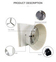 Ventilateur de désodorisation de haute qualité pour élevage de porcs et de volailles - Système de ventilation essentiel pour l'équipement d'élevage
