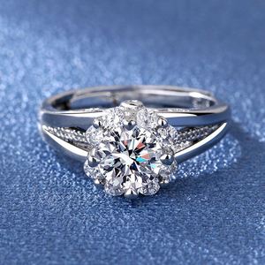 Luxury Silver Plated Wedding <b>Ring</b> for Women 18K Gold <b>Crown</b> Moissanite Diamond Zircon <b>Ring</b> Engagement Finger <b>Ring</b> - Product Image 6