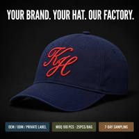 Gorra de Béisbol de 6 Paneles Color Azul Marino, Fabricante de Gorras con Corona Estructurada, Logotipo Bordado en 3D Personalizado, Marca Privada OEM ODM