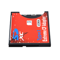 TISHRIC Adaptateur de carte SD vers CF WiFi de haute qualité SDHC SDXC Flash Type Lecteur de carte mémoire Convertisseur pour appareil photo reflex