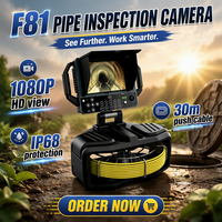 Kamera Inspeksi Pipa LCD FORBEST F81 8-Inci Laris Manis dengan Perekaman DVR Garansi 1 Tahun untuk Perawatan Plumbing