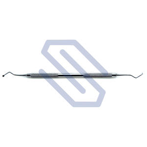 เครื่องมือทันตกรรม127/128เหล็กสแตนเลส2มม. ช้อนเอนโดแบบคู่เครื่องมือทันตกรรมแบบแมนนวล - Product Image 3