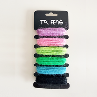 Vente en gros de corde en chanvre torsadée colorée de 2 mm de la marque Taifeng pour l'emballage de cadeaux et les travaux manuels, durable et douce, fabriquée en Chine