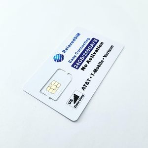 Tarjeta SIM RelaxedSIM USA Solo Datos, Prepago, Sin Activación, AT&T, T-Mobile, Verizon, Desbloqueada, 4G, Alta Velocidad, Cámara de Seguridad IoT, Hotspot - Product Image 1