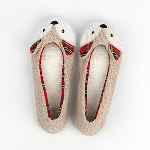 Alta calidad exquisita mano de obra señoras zapatos de dibujos animados al por mayor zapatos planos para el hogar - Product Image 4