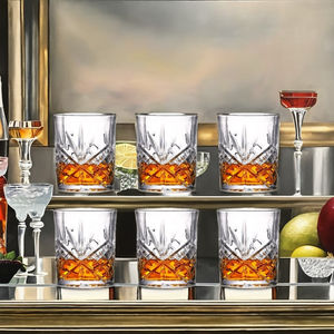 ホテルや昔ながらのウイスキー用バーボン用のおしゃれなクリアクリスタルカスタムグラステイスティングパイントグラス - Product Image 5