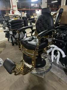 Professional Half-<b>reclining</b> Adjustable Synthetic <b>Leather</b> Hair Salon <b>Chair</b> Heavy-Duty High-End Modern Design Synthetic <b>Leather</b> - Product Image 6
