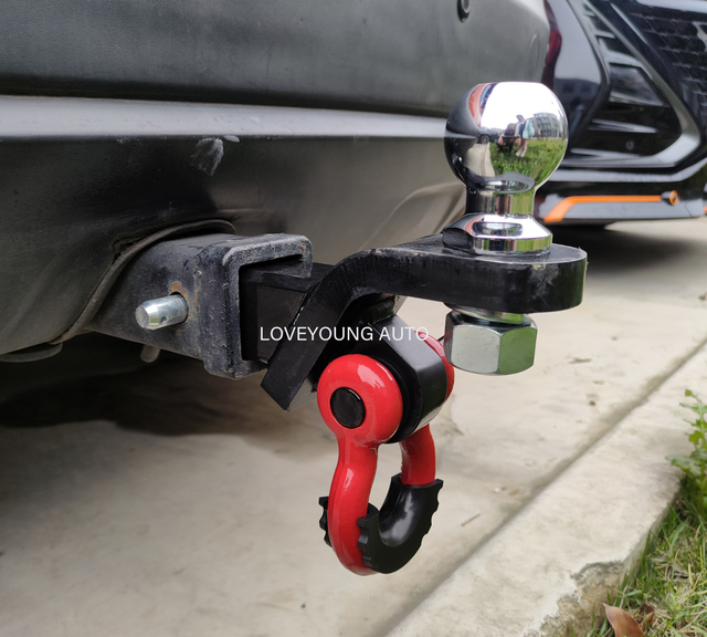 Heavy Duty Trailer Towing Hook off Road Car Parts Tow Hook Ball With D Shackle