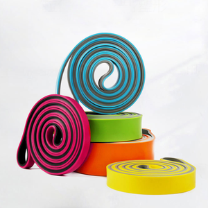 <span class=keywords><strong>Bandas</strong></span> de Resistencia de Látex de Goma Larga para Entrenamiento de Estiramiento, Doble Capa, para Asistencia en Dominadas - Product Image 5
