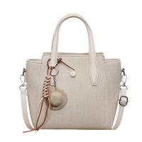 Sac fourre-tout seau portable d'été en PU et polyester de qualité supérieure, style vintage, pour femme, décontracté, avec fermeture éclair sur l'épaule