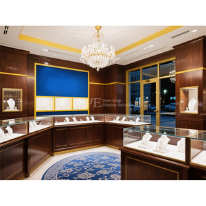 Présentoirs de comptoir personnalisés Kiosque à <span class=keywords><strong>bijoux</strong></span> de luxe Vitrine Vitrine Magasin de détail Centre commercial Armoire Présentoir en verre - Product Image 5