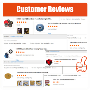 Tùy chỉnh OEM/ OBM 2 <span class=keywords><strong>inch</strong></span> <span class=keywords><strong>3</strong></span> <span class=keywords><strong>inch</strong></span> có sẵn PU Sanding ủng hộ tấm điện Sander đĩa móc vòng pad để làm sạch - Product Image 5