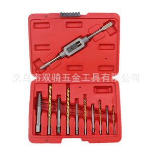 14 Piece Screw Extractor Drill <b>Bit</b> <b>Set</b> Metric Jobbers Length Hex Shank Steel Application - Product Image 4