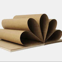 Papier kraft brun recyclé 250 g/m², surface lisse, bonne rigidité, pour emballage, vente en gros d'usine, taille personnalisée