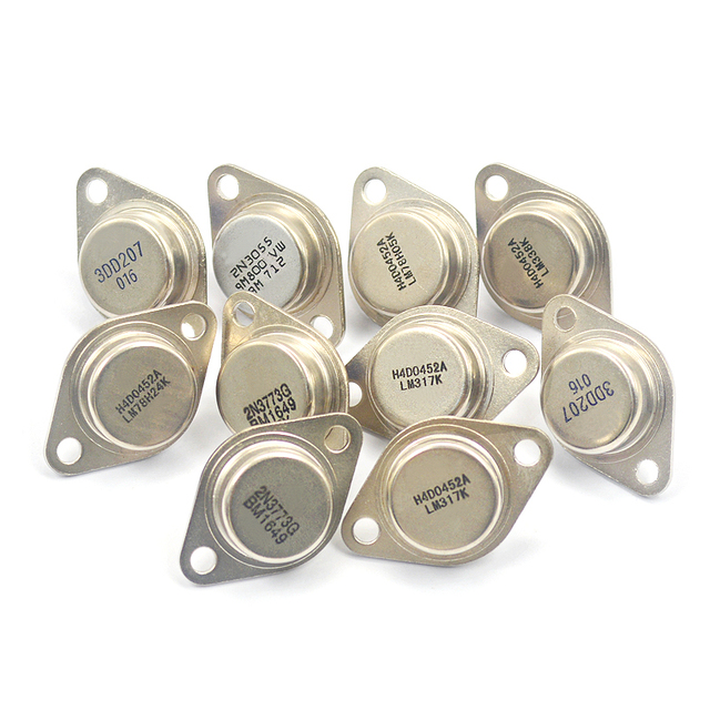 High Power Transistor 3DD207 LM317K LM338K Iron Shell Gold Seal Iron Cap NPN TO3 Inverter Special Electronic Components in Stock