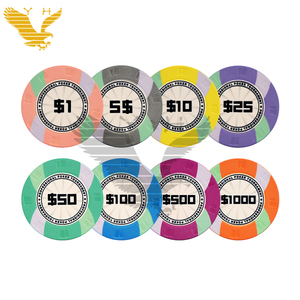 YH Vente en gros à collectionner 10g Gravure personnalisée <span class=keywords><strong>Jetons</strong></span> de poker courbes en céramique <span class=keywords><strong>Jetons</strong></span> de casino <span class=keywords><strong>Jetons</strong></span> de baccara <span class=keywords><strong>Jetons</strong></span> de <span class=keywords><strong>blackjack</strong></span> - Product Image 4