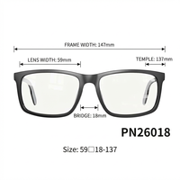 Nouvelles montures optiques légères et flexibles en TR90, monture intégrale, logo personnalisé rétro, charnière durable, anti-lumière bleue, pour hommes, idéales pour le cyclisme