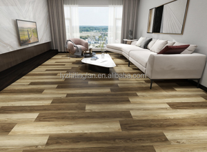 Pavimento <span class=keywords><strong>in</strong></span> Vinile SPC Effetto <span class=keywords><strong>Legno</strong></span> Impermeabile 4mm 5mm 6mm con Sistema Click Lock <span class=keywords><strong>in</strong></span> Marrone Scuro per Uso <span class=keywords><strong>in</strong></span> Supermercati - Product Image 3