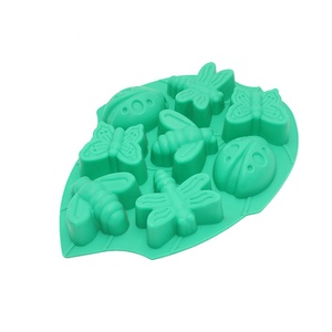 Moule à gâteau 3D en forme d'insecte à 8 cavités, écologique et durable, pour bombes de bain en résine, bougies, savons et aliments, à usage commercial - Product Image 6