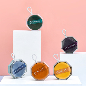 Étui pour éponge à maquillage Nai Mei, mini boîte de rangement portable transparente en plastique avec couvercle pour éponge cosmétique, Beauty Blender - Product Image 1