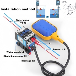 耐圧化学タンクフロートスイッチIP68定格および高流量液体レベル制御用 - Product Image 5