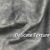 Usine Chinoise de Tissu Suédine Tissé en Polyester 100 % Recyclé pour Rembourrage de Chaises et Canapés, Matière Première Ultrasuede