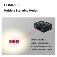 Módulo de Escaneo de Código de Barras de Largo Alcance LONVILL, Teclado USB HID, Puerto COM Virtual USB, RS-232 CMOS, Escáner de Código de Barras Integrado 1D 2D
