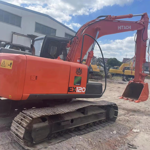 Excavatrice d'occasion d'origine de haute qualité certifiée CE, Hitachi Ex120 de 11,8 tonnes, en bon état, avec peu d'heures de fonctionnement, disponible dès maintenant - Product Image 3