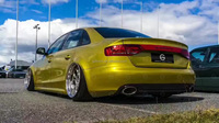Kit de Carrocería A4 a RS4 para A4 B8.5 Facelift 2013+, Accesorios para Auto RS4, Parachoques Delantero, Parrilla, Luces Traseras, Difusor, Puntas, Faros Delanteros A4