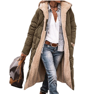 <span class=keywords><strong>Chaqueta</strong></span> <span class=keywords><strong>de</strong></span> Invierno para <span class=keywords><strong>Mujer</strong></span>, Estilo Vintage, Ajustada, Reversible, <span class=keywords><strong>de</strong></span> Poliéster y Nailon, con Capucha, Color Sólido, Grosor Estándar - Product Image 1