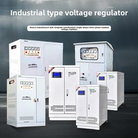 Régulateur de tension monophasé automatique industriel haute précision à colonne en cuivre SBW/Z-10 KVA SVC, machine-outil haute puissance 380V