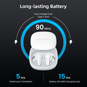 Wooask M3 Real Time Translation Headset Instant Multi-country Mutual Earbuds 144 Languages - Product Image 3