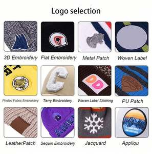 Design Wholesale Custom Embroidery Logo Plain Soft Warm Acrylic Knitted Hats Cap Winter Toque Beanie for Adult - Product Image 4