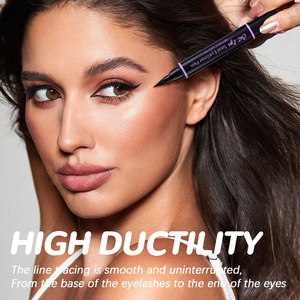 Двусторонний Водонепроницаемый быстрый сухой черный жидкий карандаш для подводки для глаз карандаш для макияжа глаз - Product Image 4