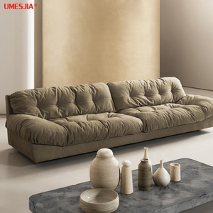 الايطالية الحديثة أريكة لغرفة المعيشة بلوري جلد 3 مقاعد أريكة أريكة ميلانو - Product Image 2