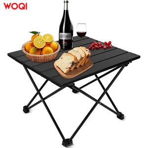 โต๊ะพับพกพา Woqi สำหรับใช้งานกลางแจ้ง โครงเหล็ก ดีไซน์มินิมอล มีขนาดเล็ก กลาง ใหญ่ เหมาะสำหรับตั้งแคมป์ สวน และชายหาด - Product Image 2