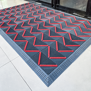 Alfombra impermeable Alfombra Enclavamiento Entrada al aire libre Felpudo Modular Bobina Alfombra de <span class=keywords><strong>suelo</strong></span> con agujeros de drenaje - Product Image 4