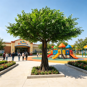 Árbol Bonsái Artificial de Pino <span class=keywords><strong>Gigante</strong></span> con Raíz Trenzada Personalizado para Decoración de Interiores en Centros Comerciales, Atrios, Hoteles y Vestíbulos - Product Image 6