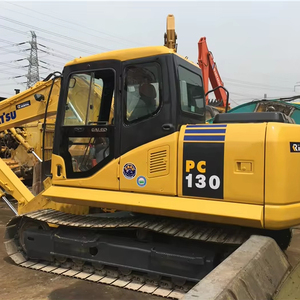 รถขุดตีนตะขาบ Komatsu PC130 มือสอง 13 ตัน สภาพดี เครื่องจักรก่อสร้าง ได้รับการรับรอง EPA/CE - Product Image 1
