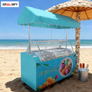 Tricycle électrique pour la vente de glaces 2025, 3 roues, chariot mobile de vente, chariot de vente de nourriture, chariot à hot-dogs, tricycles - Product Image 2