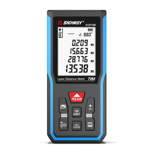 Télémètre laser numérique SNDWAY H-D710A 70m IP54, règle électronique en plastique - Product Image 1