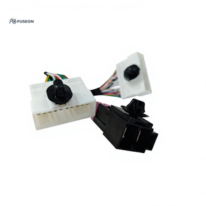 Faisceau de câblage principal du tableau de bord du véhicule, assemblage dense multi-branques, connecteur noir-rose, personnalisé OEM 12V 24V - Product Image 6