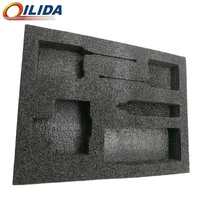 Insert en mousse de polyuréthane (PU) de forme personnalisée pour emballage, film protecteur pour boîte à outils, 18-40 kg/m³, antichoc, QLD Chine, 3-5 jours ouvrables